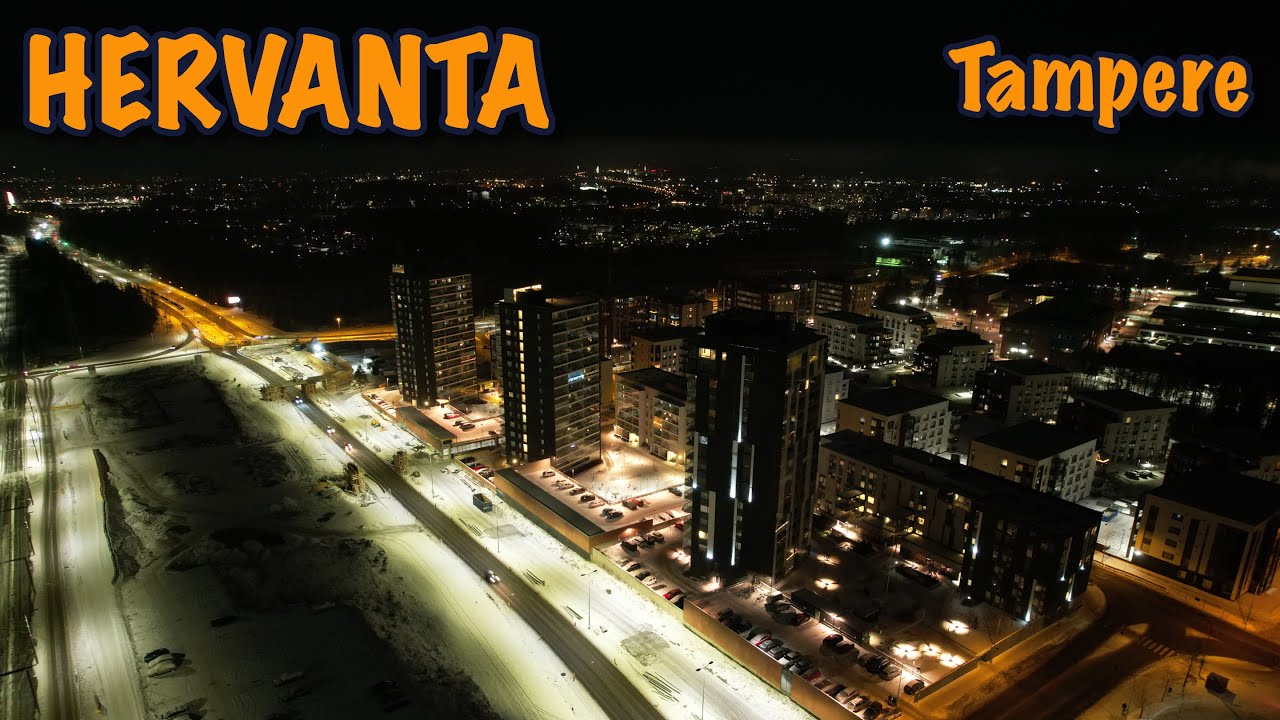 Tampere drone 4K, Hervanta
