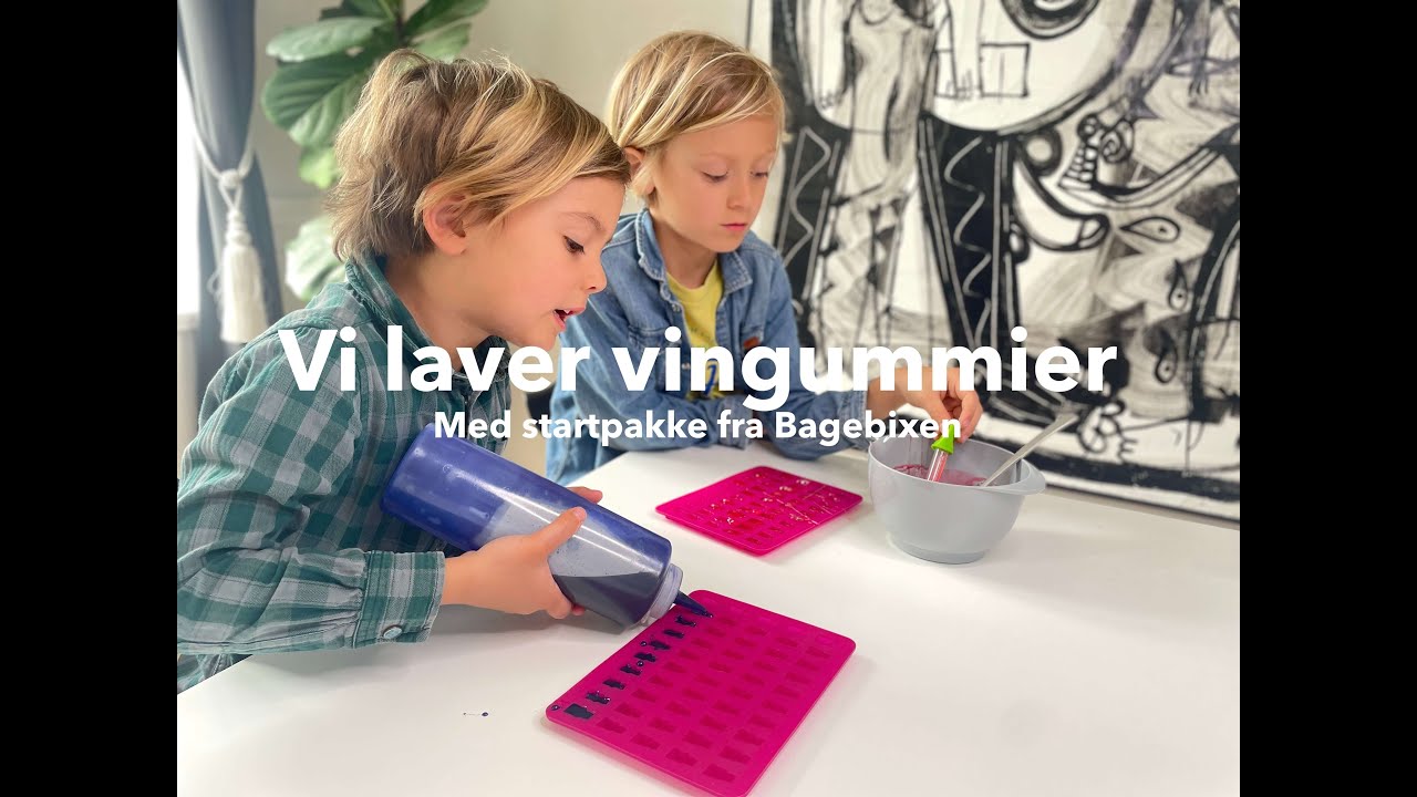S&aring;dan laver man vingummier - med Startpakke fra BageBixen