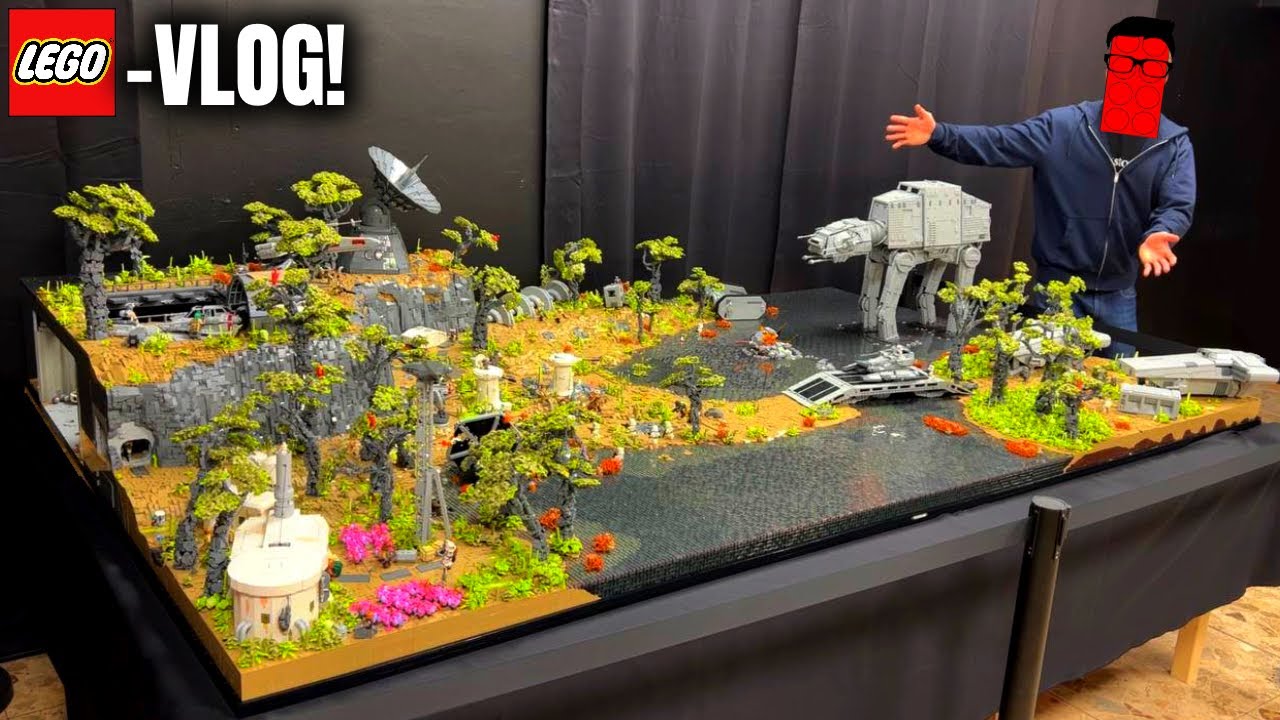 Новый гигантский MOC для Музея LEGO! 🤯 | Реновация студии | Посещение выставки 👀 | VLOG