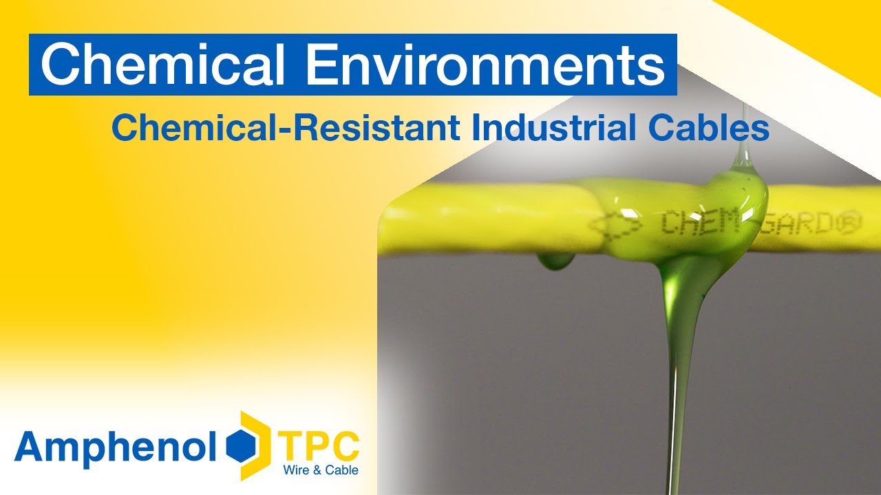 Chemical-Resistant Industrial Cables | Amphenol TPC Wire & Cable Chem-Gard® & Super-Trex®