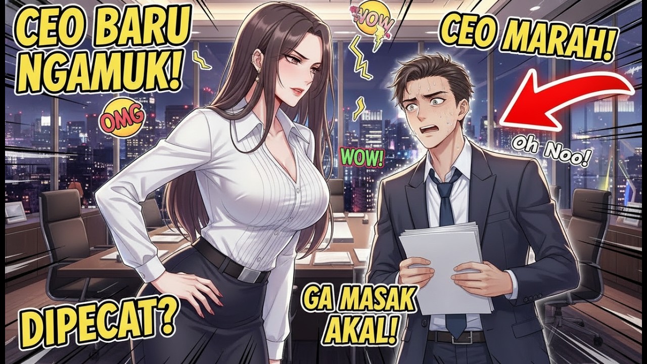 🔥Ringkasan Komik : CEO wanita baru marah saat tahu pegawai bodoh makan gaji di perusahaan elite