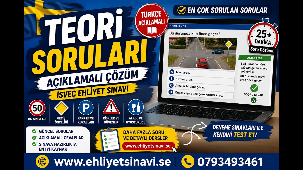 isvec ehliyet teori soruları