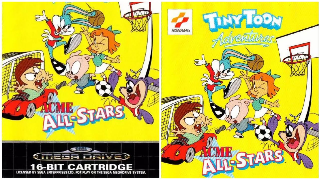 |  TINY TOON ADVENTURES  ACME ALL- STAR  |  GAMEPLAY  | SEGA MEGA DRIVE / SEGA GENESIS |