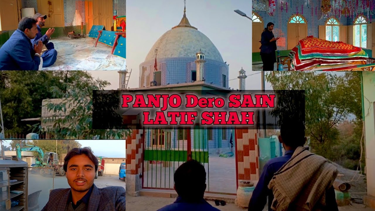 AJ hum panjo Dero Sain Latif shah ki mazar par Gai 🌹