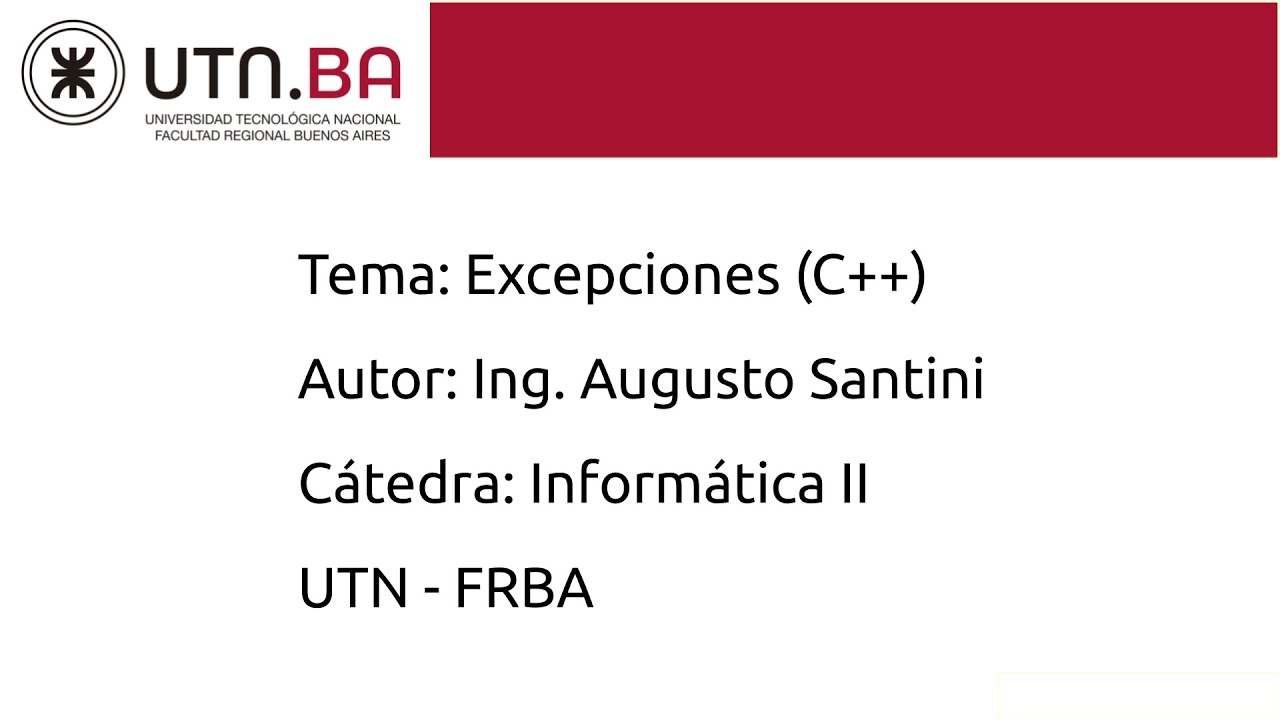 Excepciones (C++)