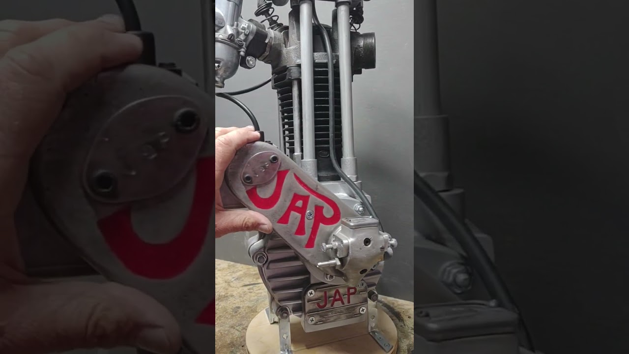 JAP JA Prestwich Speedway Motorcycle Engine Reconstruction