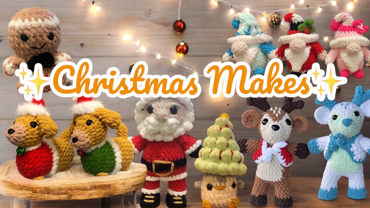 “Everything I’ve crocheted for Christmas”🎄