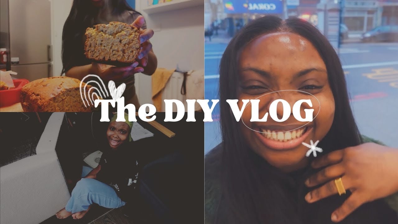 The DIY Vlog | Building my own chair | Banana bread | Skincare Haul 