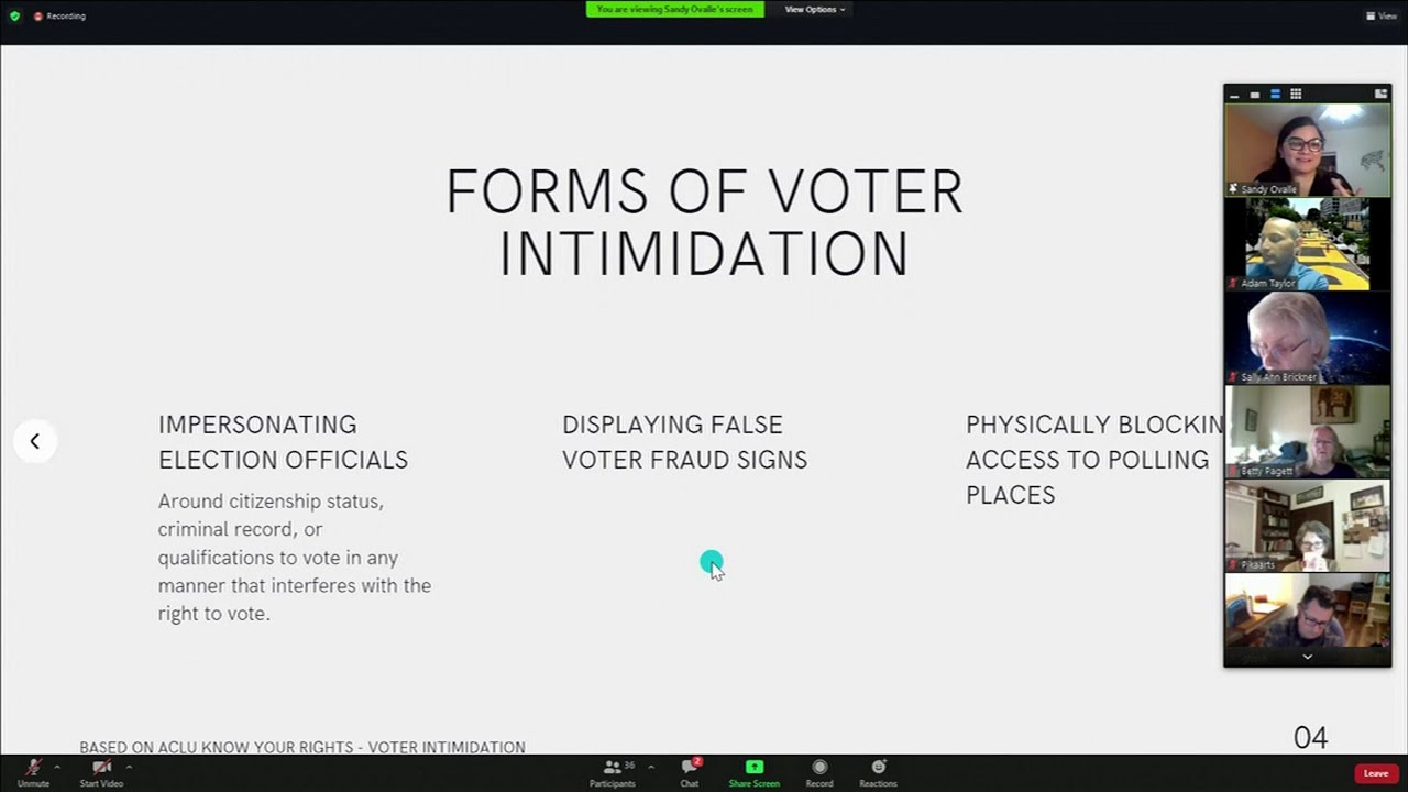 Preventing voter suppression