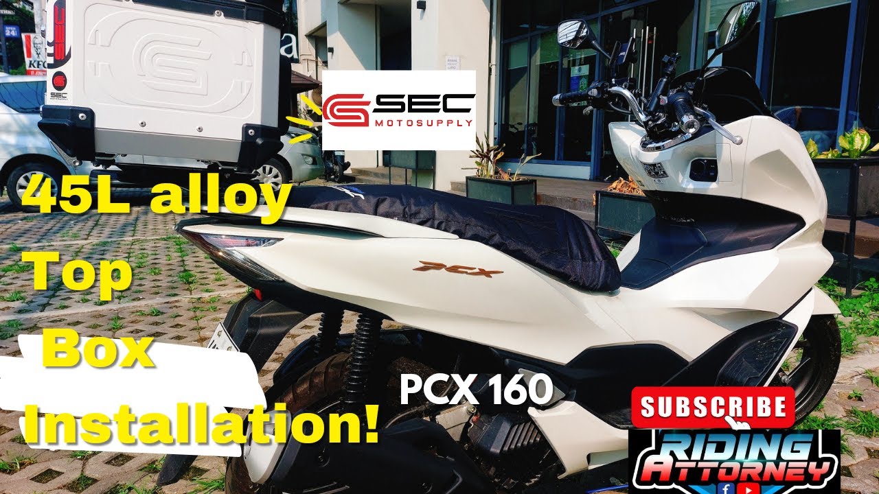 SEC ALLOY 45L TOP BOX | Installation