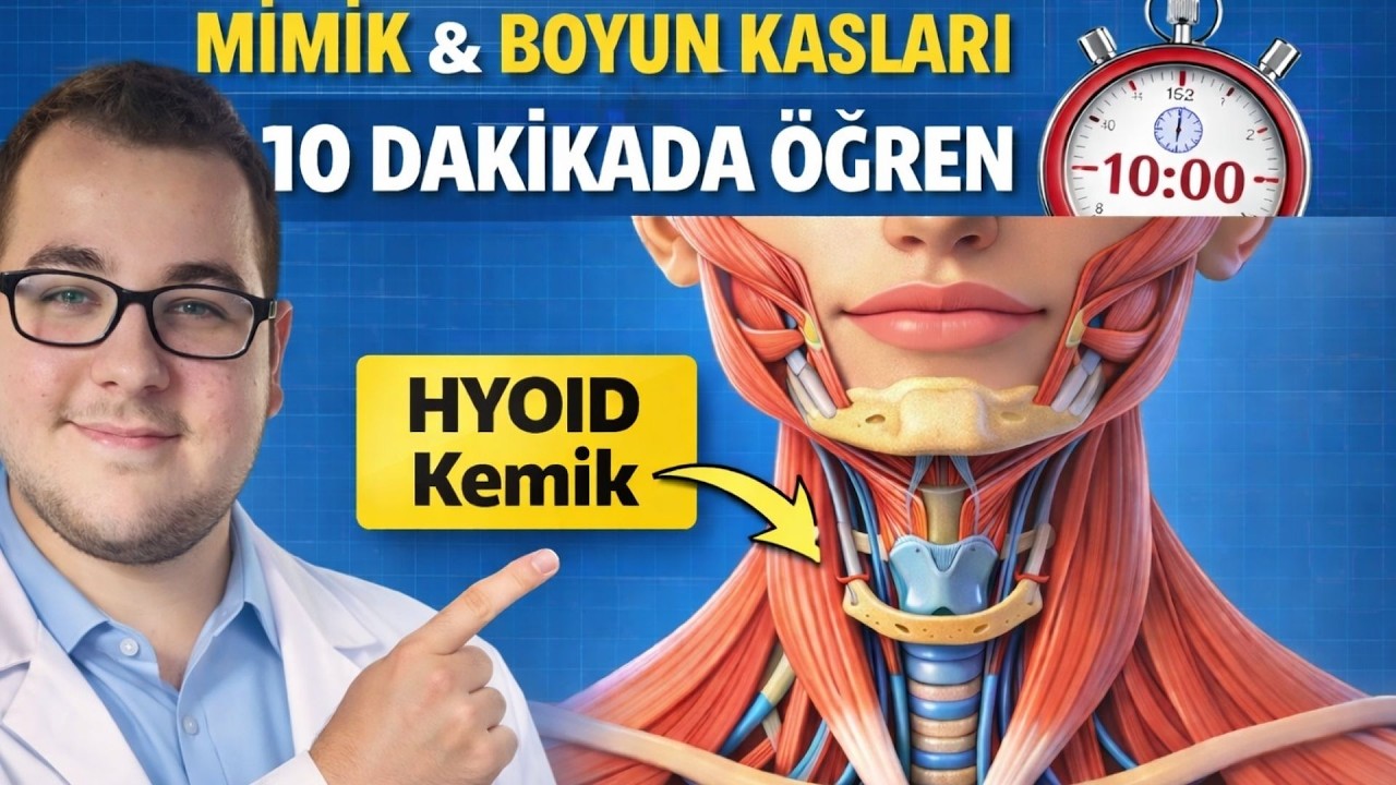 •“boyun kasları anatomisi 10 Dakikada | Kolay Anlatım”