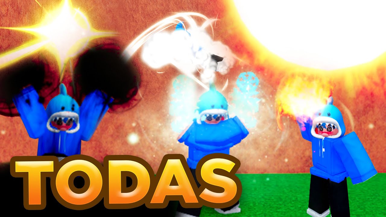 USEI TODAS AS FRUTAS LOGIA (ELEMENTAL) NO BLOX FRUITS!!!