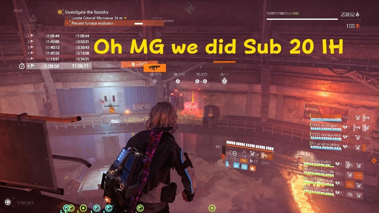 The Division 2 - 19:45 Ironhorse Raid #sosclan #ironhorse #raid #thedivision2