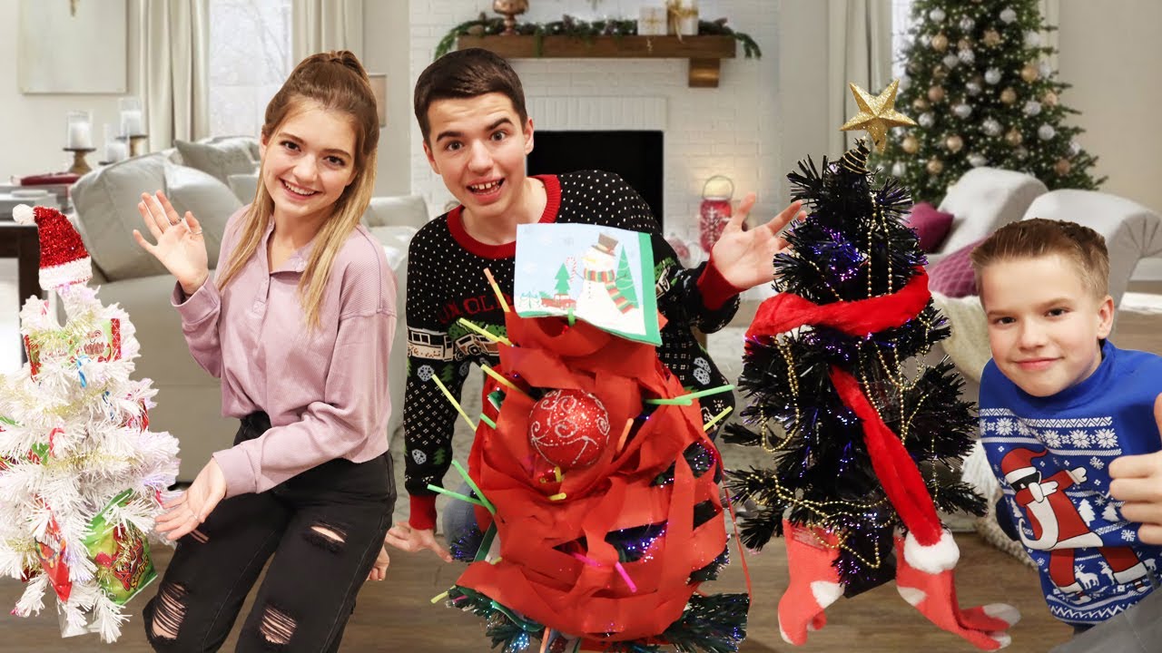 Dollar Store Christmas Tree Decorating Challenge