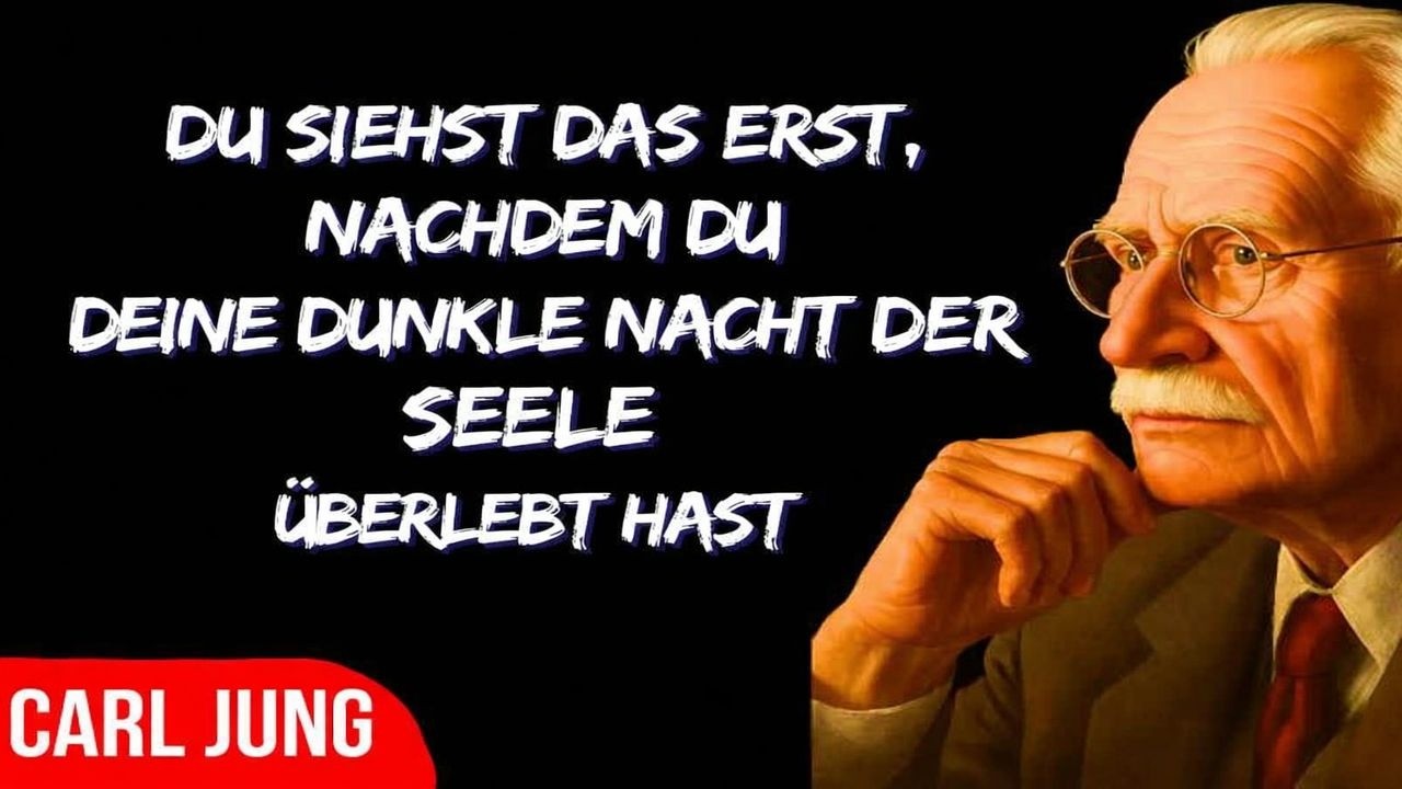 Du erkennst das erst, nachdem du deine dunkelste Phase überlebt hast – Carl Jung