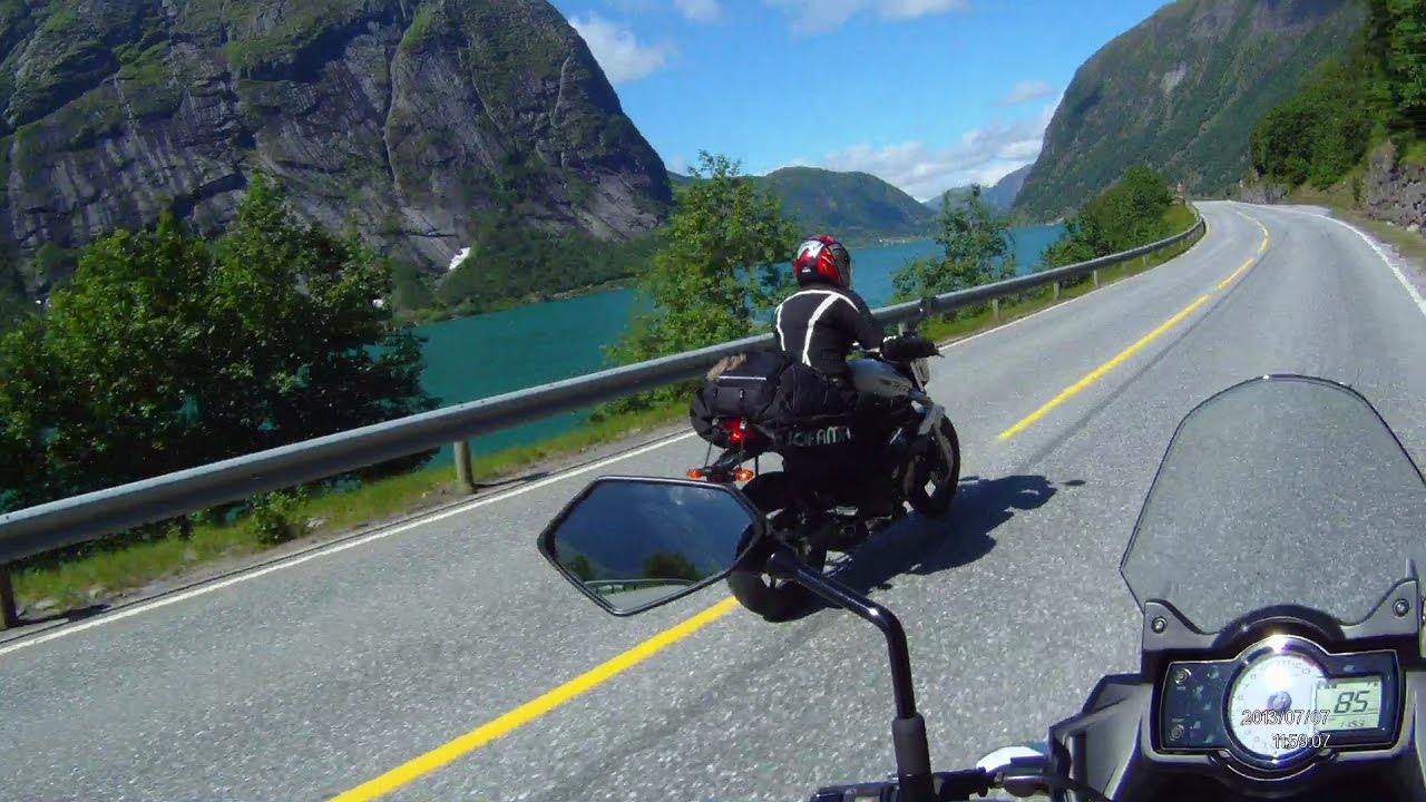 2013 Motorcycle Tour Norway to Sognefjorden, Hardanger and Hardangervidda
