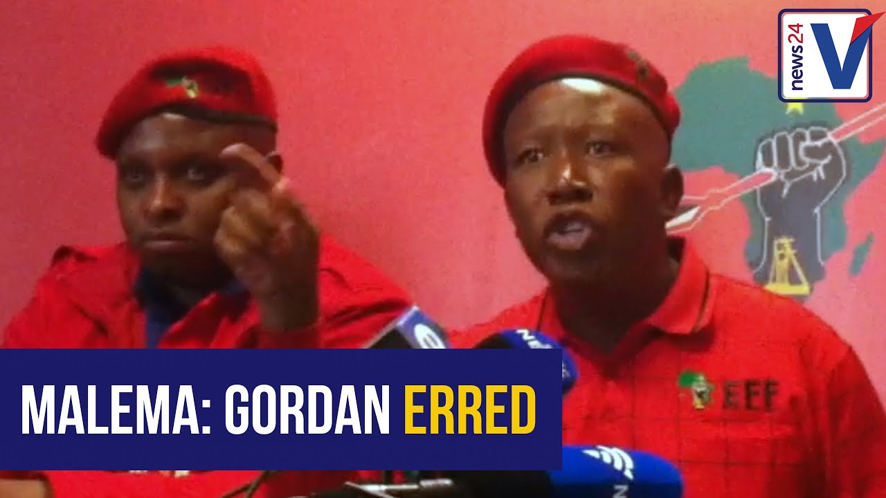 Gordhan should've met Hawks out of respect - Malema