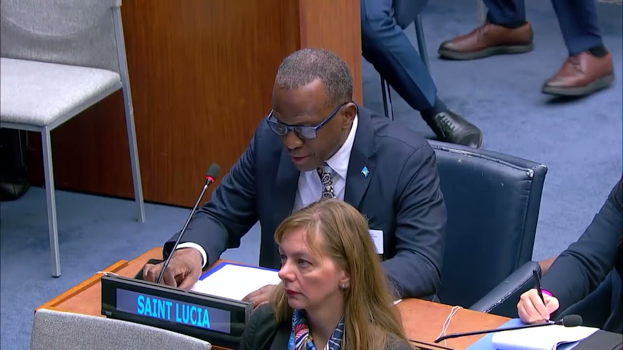HON PHILIP J  PIERRE LEADS CARICOM CALL AT UN CLIMATE AMBITION SUMMIT