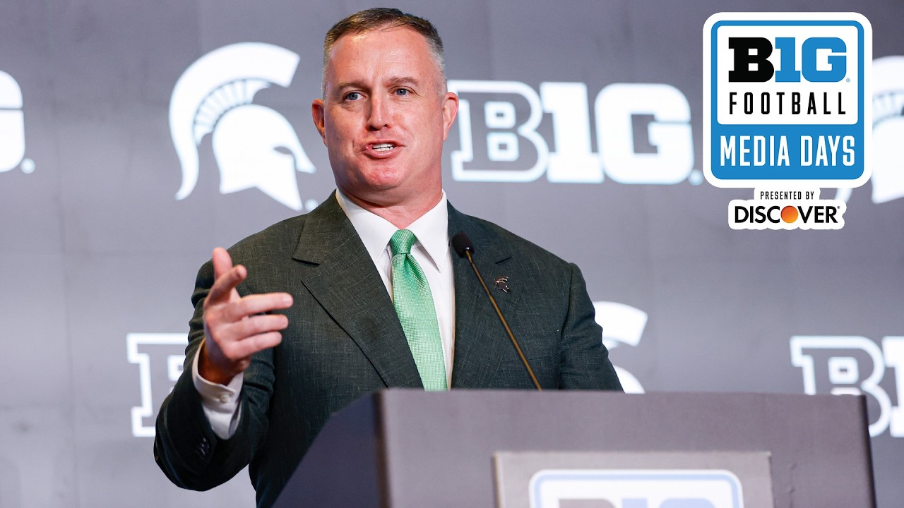 Michigan State HC Pat Fitzgerald Previews the Season | 2026 Big Ten Football Media Days