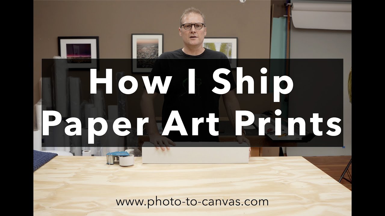 How I Ship Paper Art Prints