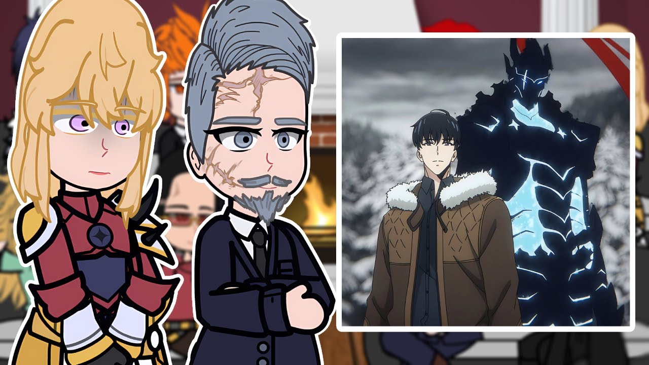 Hunters react to Sung Jin-Woo || Solo Leveling - GC