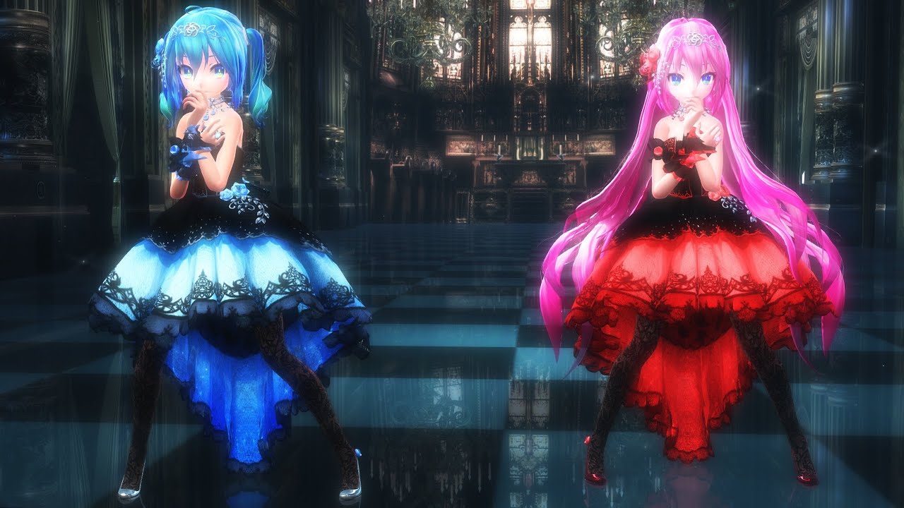 【MMD】magnet / ちびネギトロ(Tda式改変ちび初音ミク ちび巡音ルカ)【4K】