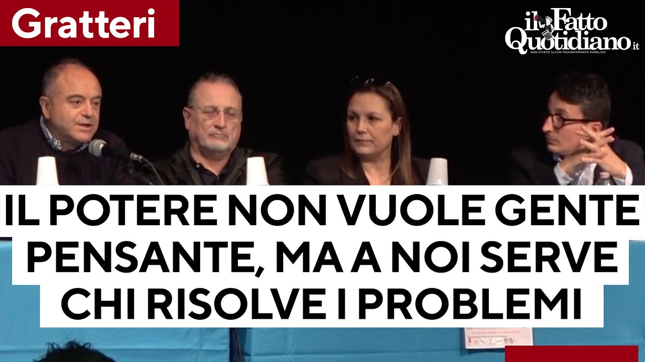 Gratteri duro: "Io ministro? Il potere non vuole gente pensante. Ma ci serve chi risolve problemi"