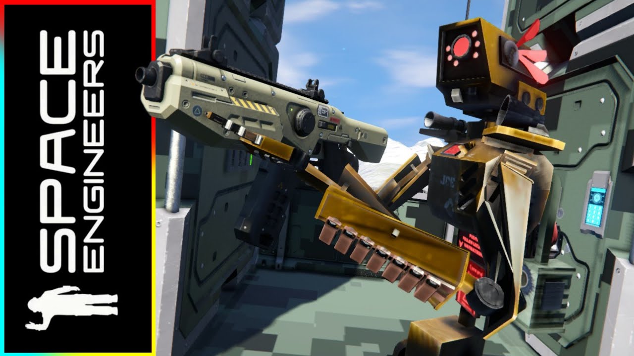 Robot Raider Pods! - Space Engineers