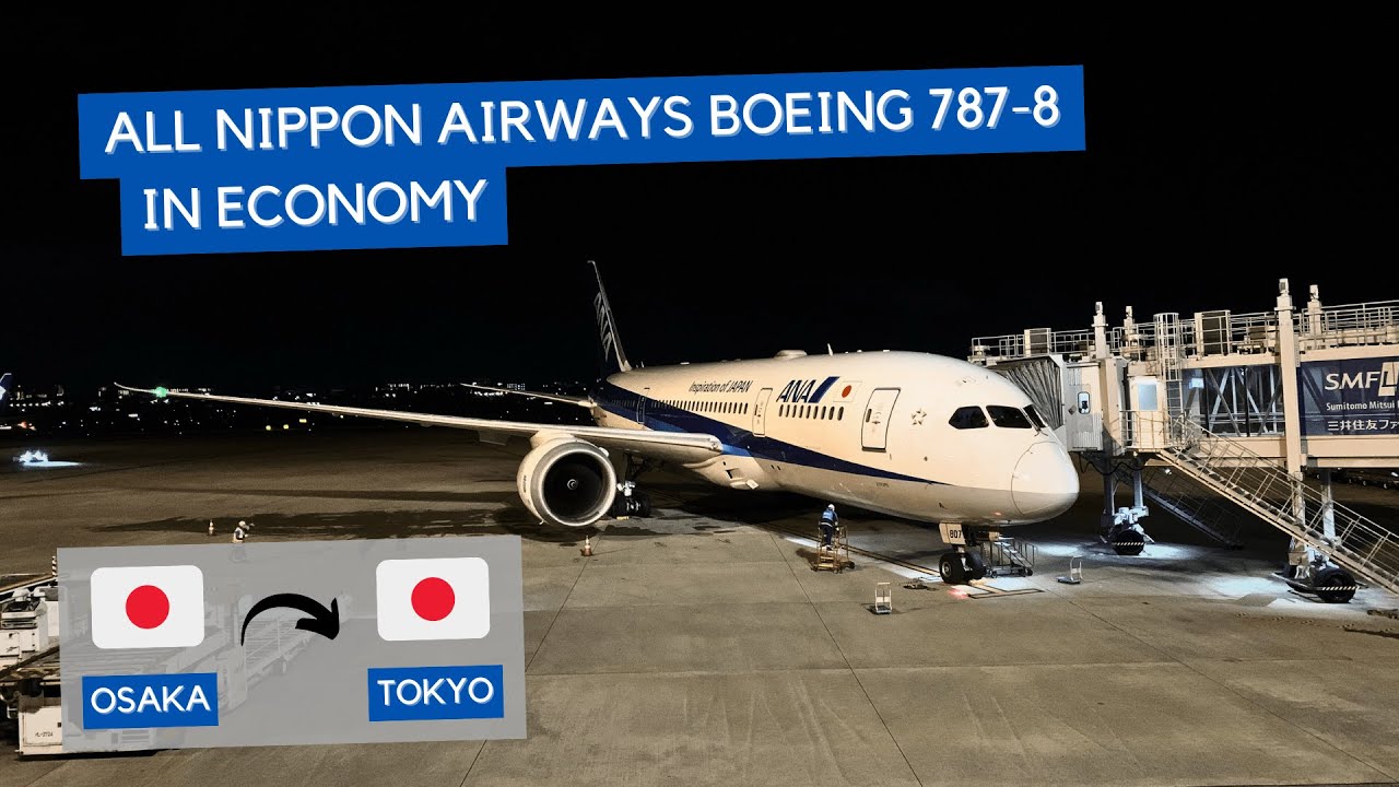 TRIP REPORT | All Nippon Airways Boeing 787-8 (Economy) | Osaka Itami - Tokyo Haneda