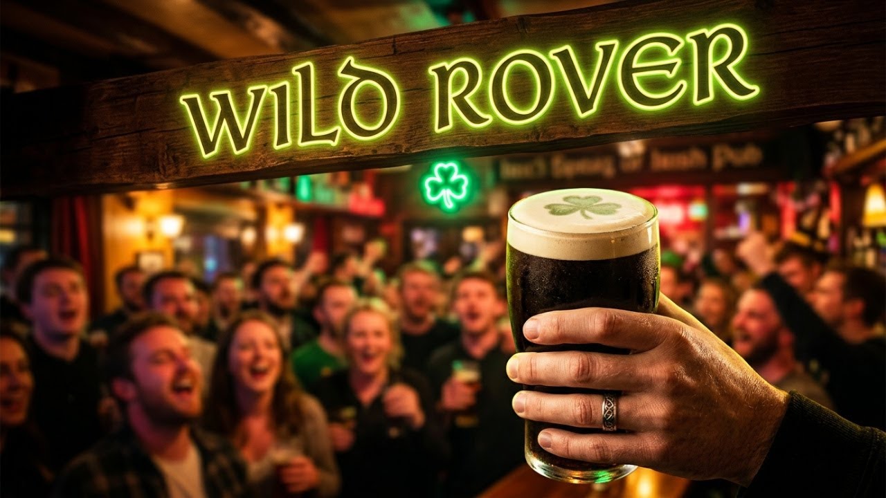 ☘️ WILD ROVER 🇮🇪 | Irish Pub Singalong (Traditional Folk Song)