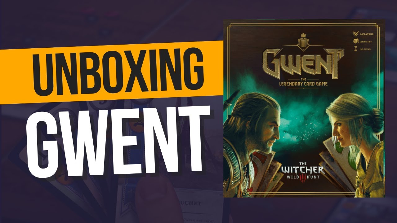Unboxing de Gwent o jogo de cartas lendário de The Witcher