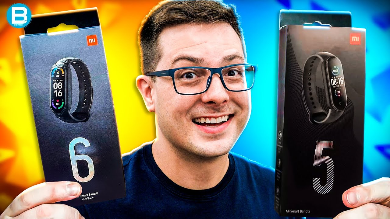 Mi Band 6 vs Mi Band 5! O que MUDOU de VERDADE? VALE a PENA o UPGRADE!? ? Comparativo