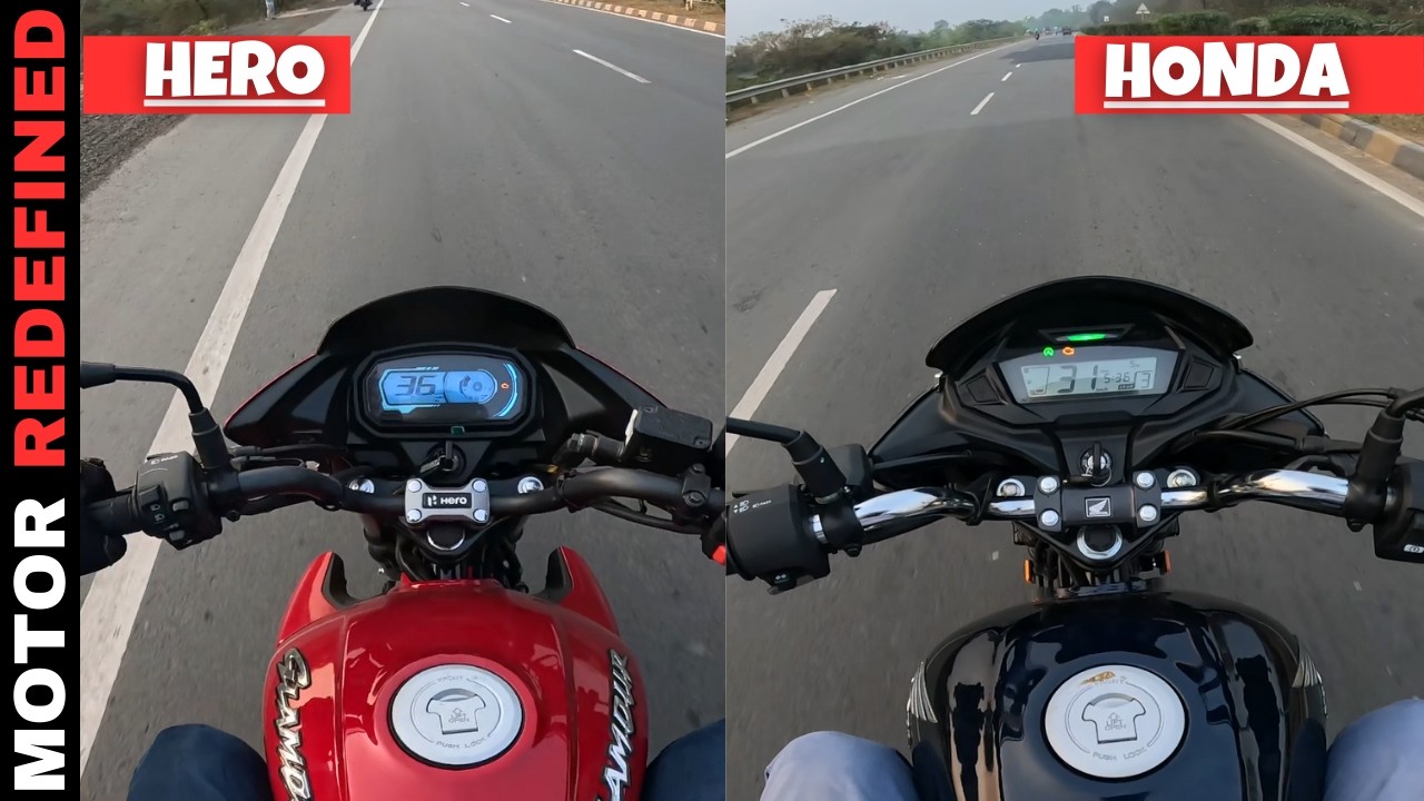 2025 Honda Shine 125 OBD 2B New Model Vs Hero Glamour 125 OG Model Ride Comparison.