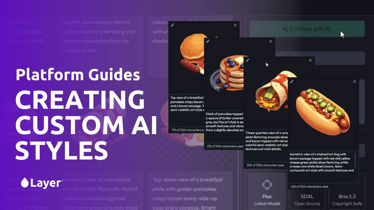 How to create a custom trained AI style for your game | Layer