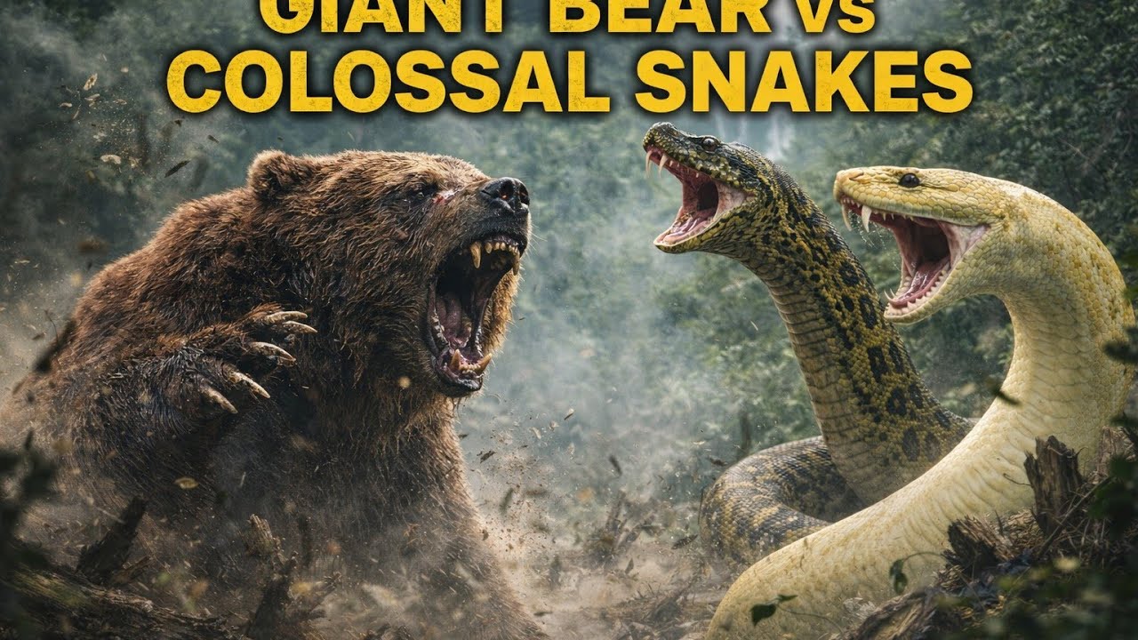 Colossal Giant Ape vs Giant Snakes | Epic Himalayan Battle with Military Intervention
