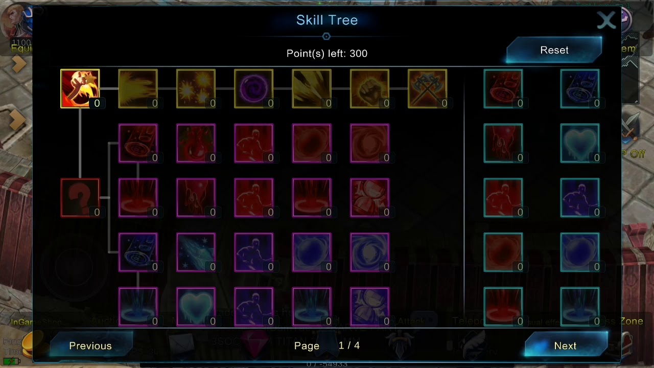 Rage Fighter New Skill Tree (Majestic) MU Lost Continent