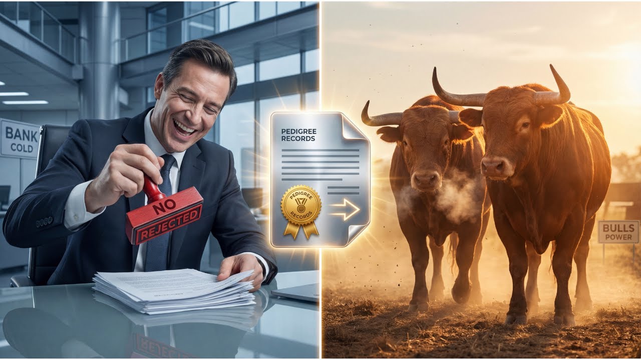 THE BANK WAS ABOUT TO ACCEPT TWO BULLS AS LOAN COLLATERAL—UNTIL THE BREED REGISTRY SHOWED A LIEN...