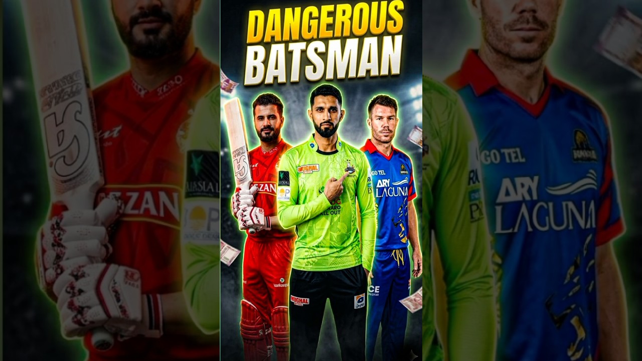 TOP 5 Dangerous batsman PSL 2026