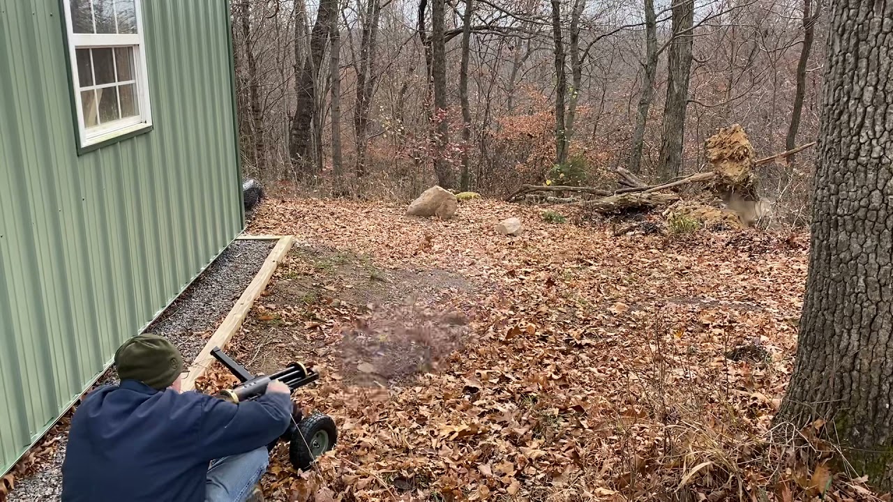 How can a Tippmann Gatling gun shoot?