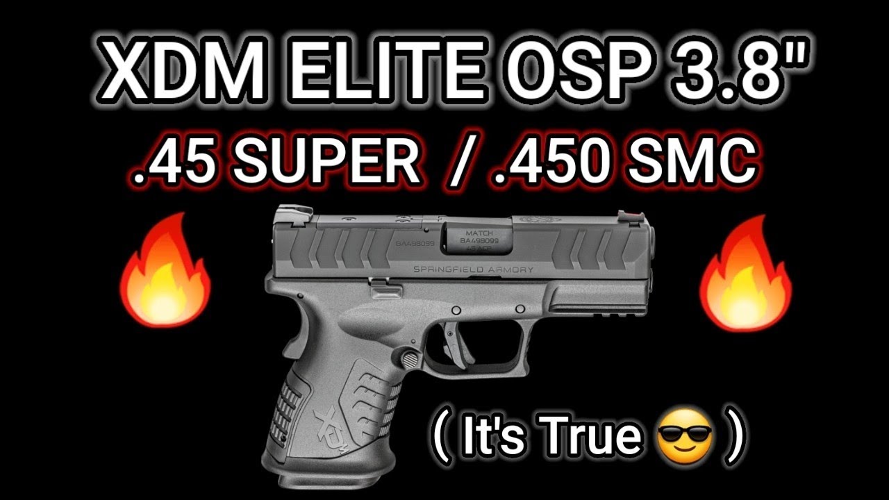 Springfield XDM Elite 3.8