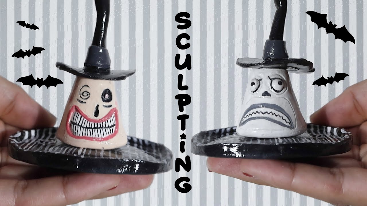 Sculpting a Functional Incense-Holder: The Mayor from The Nightmare Before Christmas | DIY |Tutorial