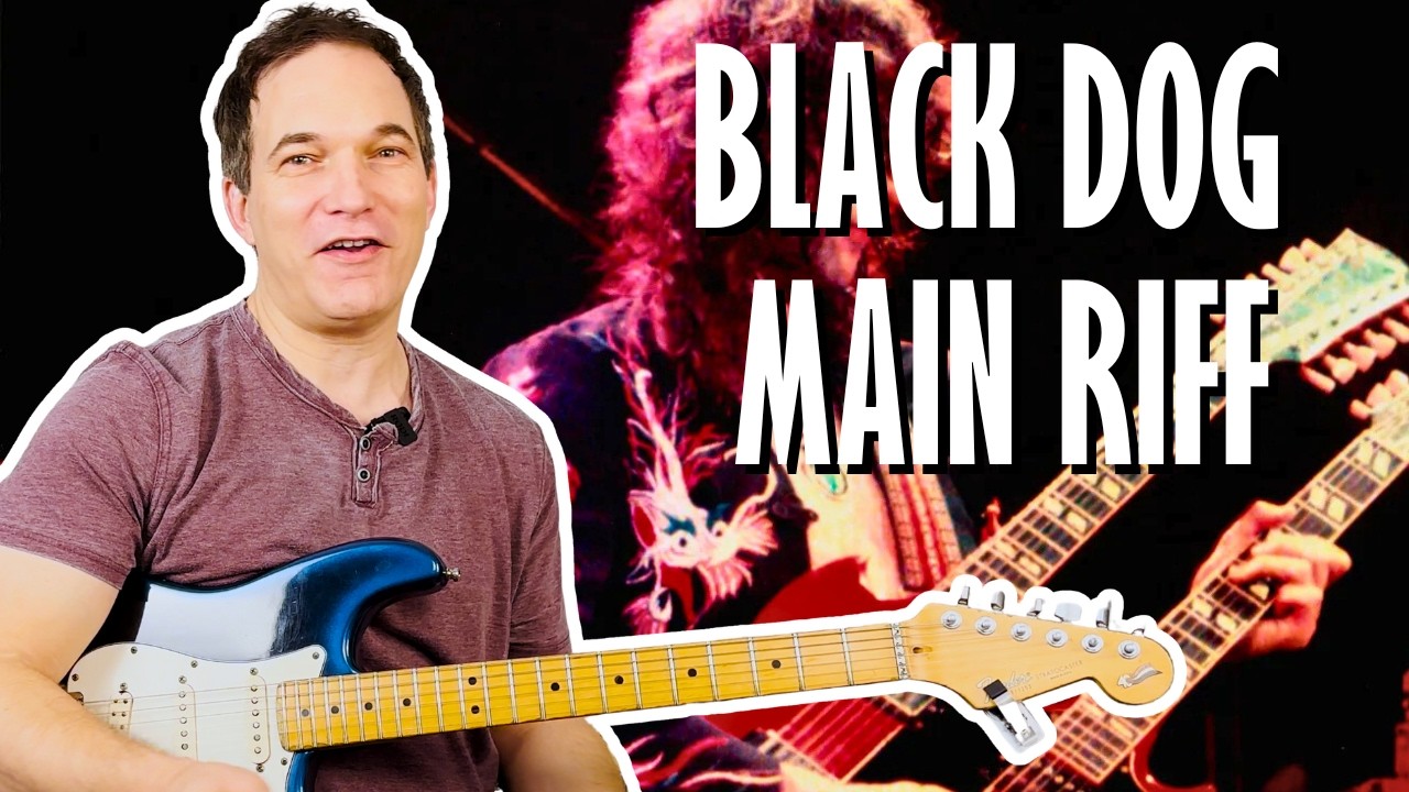 Is This The Best Led Zeppelin Riff?  Black Dog Main Riff Playthrough and Explanation with Tabs