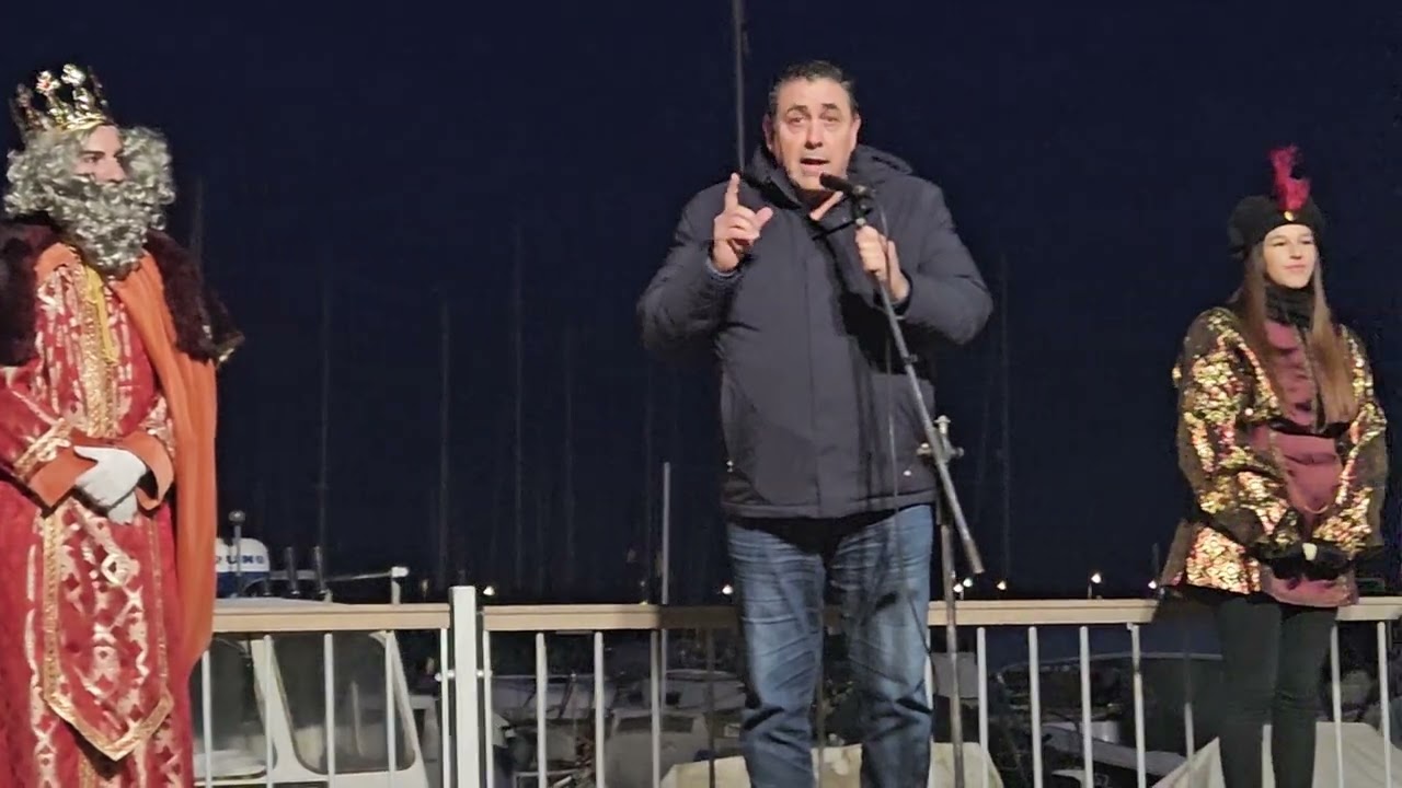 Els Reis d'Orient, rebuts per l'alcalde de la Ràpita