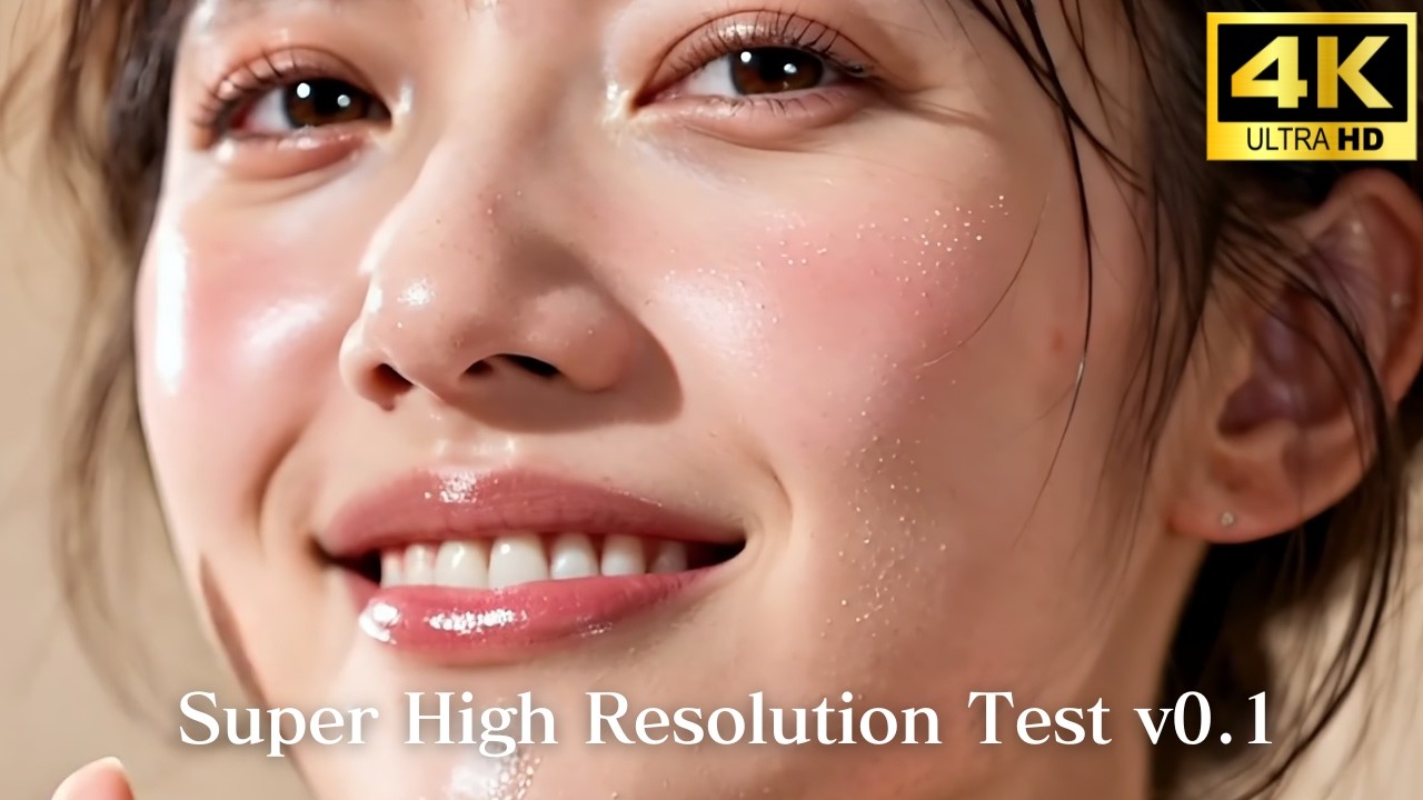 超高解像テスト with エモーション Super High Resolution with Emotion Test v0.1