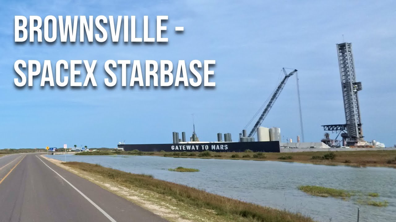 Brownsville to SpaceX Starbase and Boca Chica! Drive with me on a Texas highway!