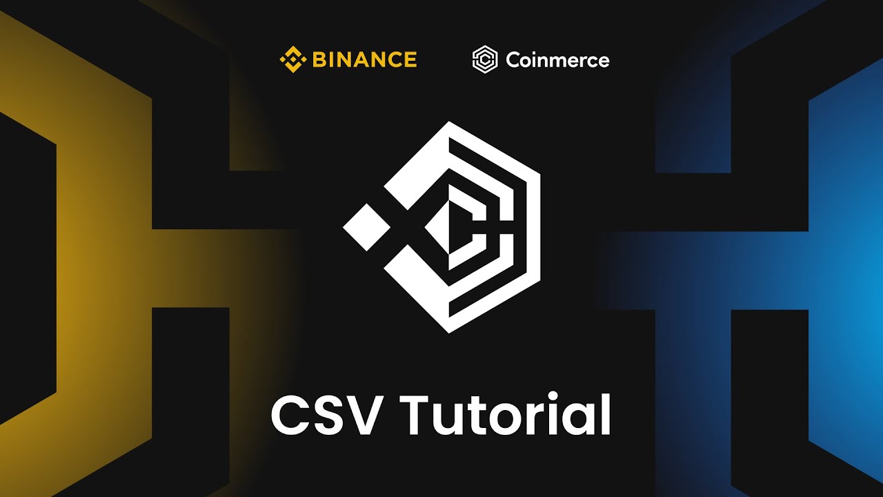 Coinmerce - Binance CSV Tutorial (English)