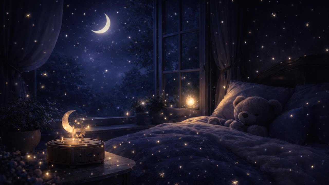 Starlight Lullaby | Gentle Sleep Music for Peaceful Rest 🌙✨ | (8 Hours)