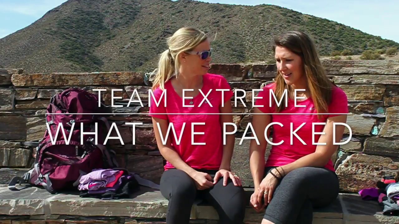 #TeamExtreme - What We Packed for the Amazing Race