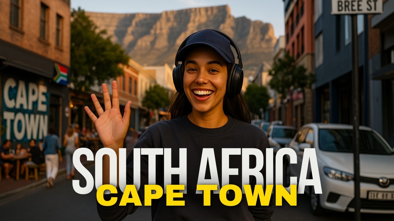 CAPE TOWN WALKING TOUR 🇿🇦 South Africa 2025 ✨ Bree Street & Table Mountain Vibes