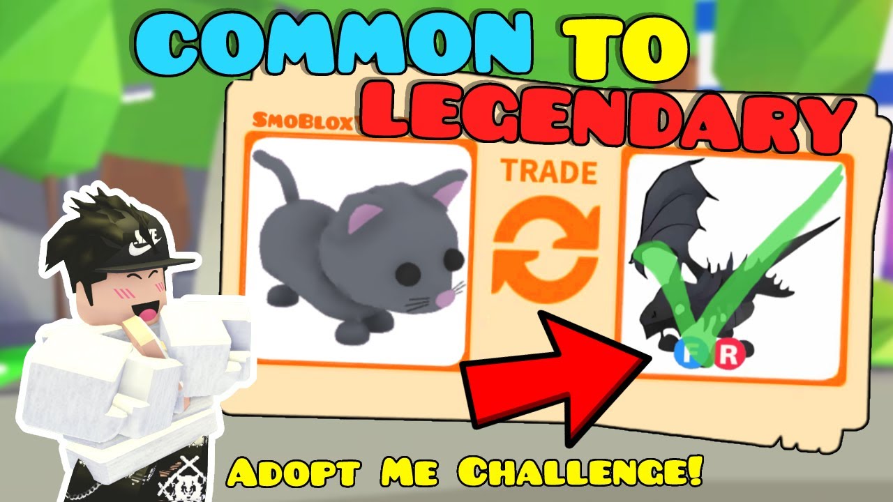 How to Trade COMMON to LEGENDARY PET 😎 (Roblox BANNED Me For SCAMMING 💀) Adopt Me Challenge